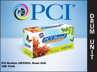 PCI Brand Brother DR223CL Drum Unit 18K Yield